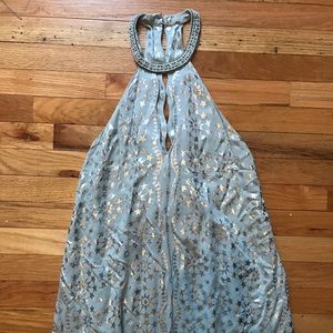 Urban Outfitters Blue Babydoll Dress